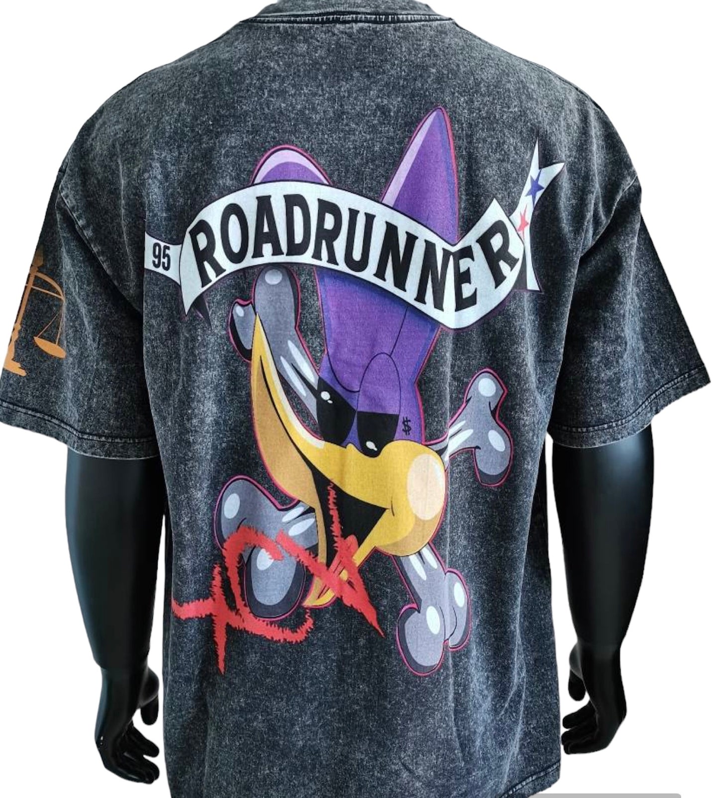 95RR Acid Washed T Shirt