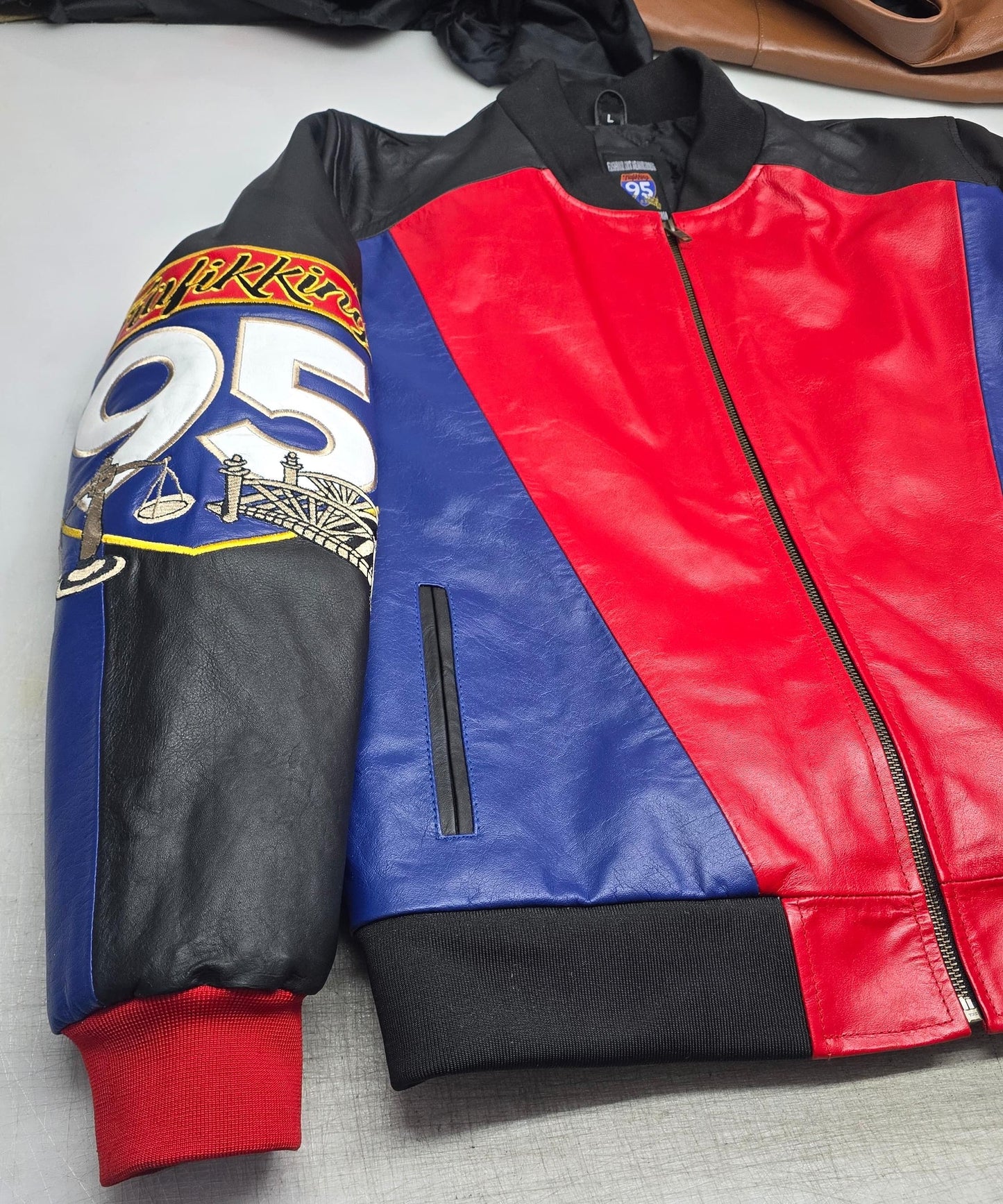 95 “SpeedRacer” MotoCross Leather Jacket