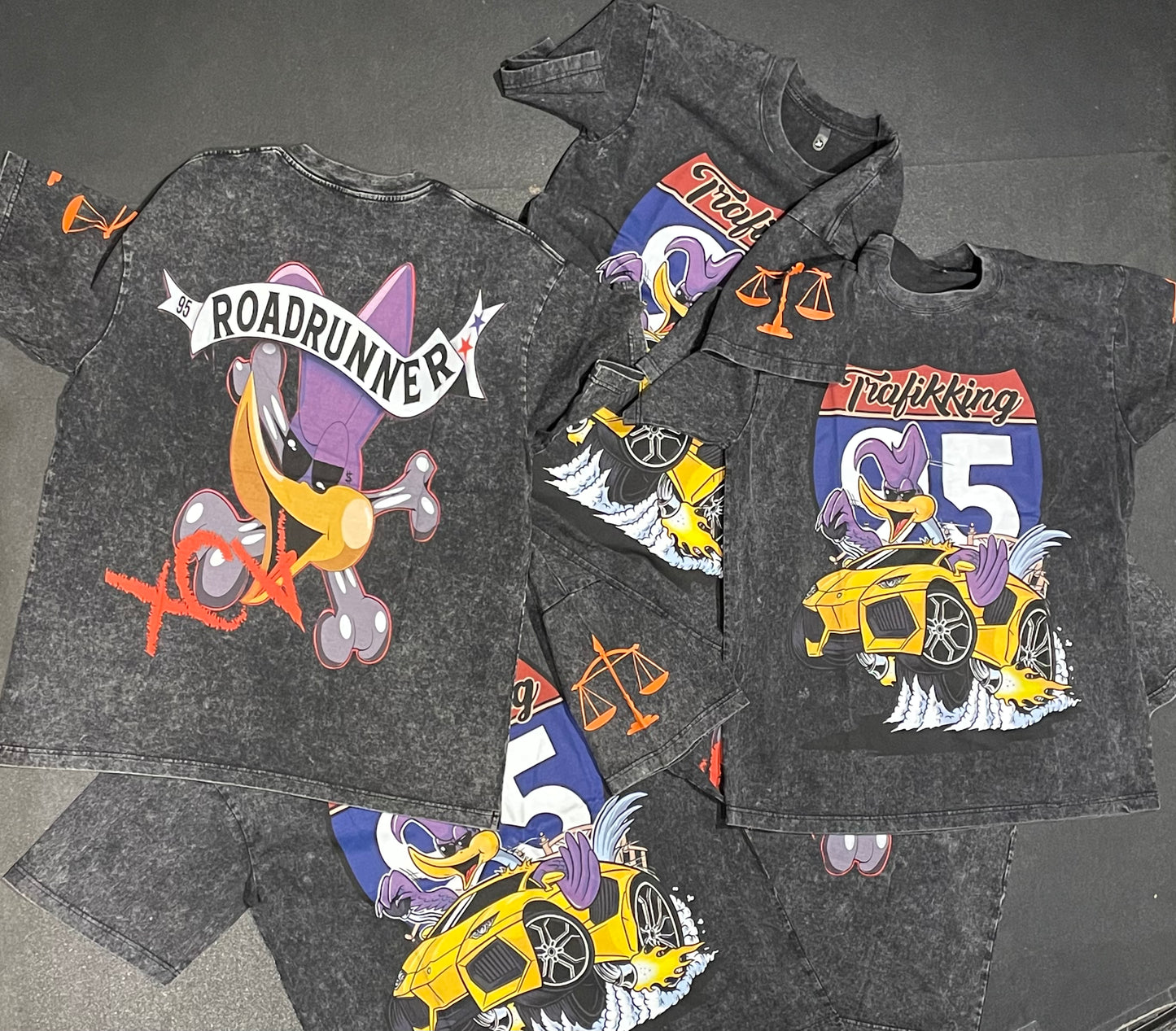 95RR Acid Washed T Shirt