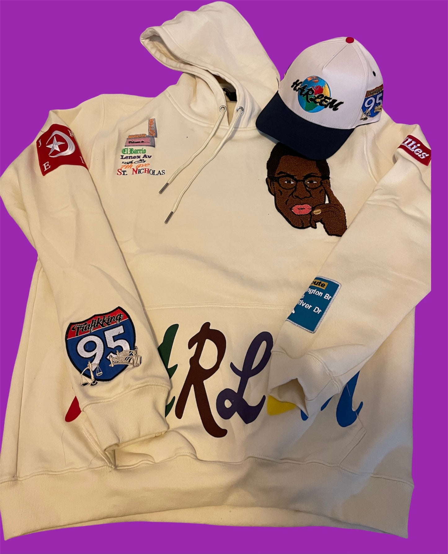 Harlem world hoodies (original)