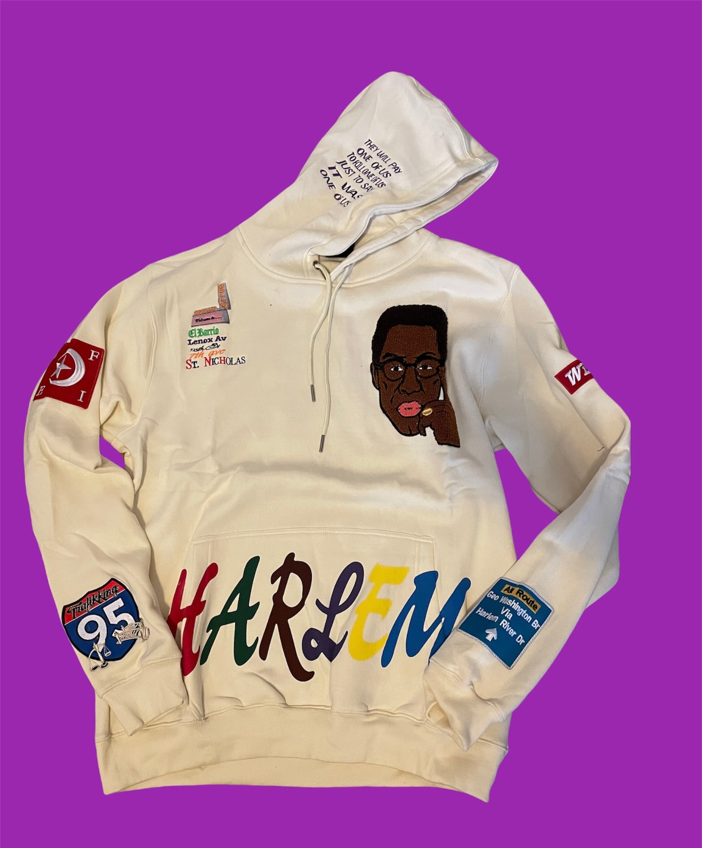 Harlem world hoodies (original)